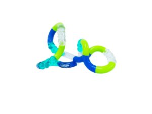 Tangle Toys – Textured Crazy Junior – Groen Blauw Transparant
