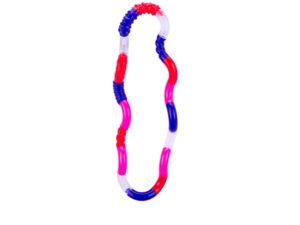 Tangle Toys - Textured Crazy Junior - Rood Roze Blauw Transparant