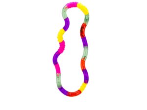 Tangle Toys – Textured Crazy Junior – Roze Geel Rood Paars Groen