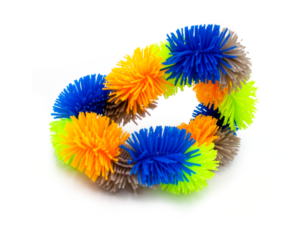 Tangle Toys – Hairy Junior – Oranje Groen Blauw