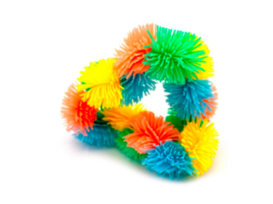 Tangle Toys – Hairy Junior – Blauw Geel Groen