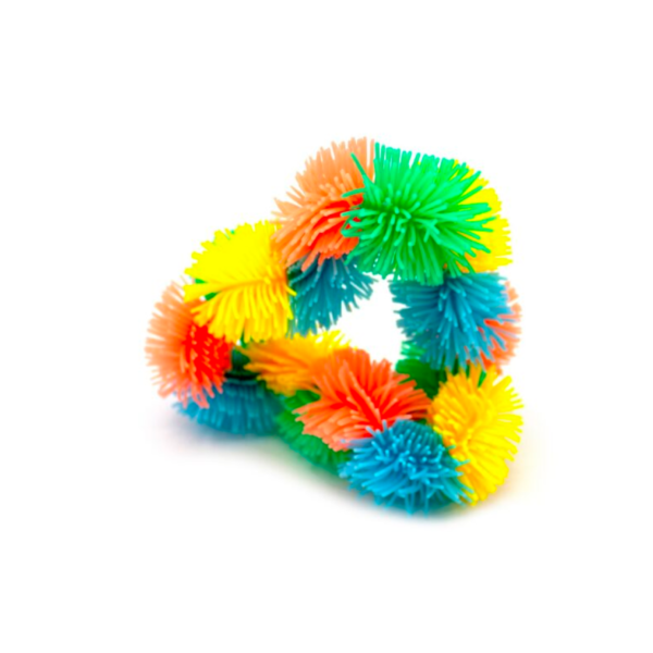 Tangle Toys – Hairy Junior – Blauw Geel Groen