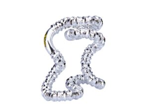Tangle Toys – Totally Textured – Metallic Sparkle Junior – Zilver