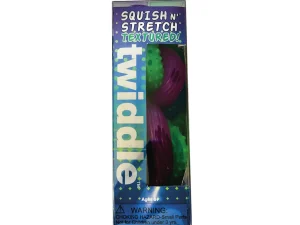 Twiddle-Textured Squish n Stretch - Blauw