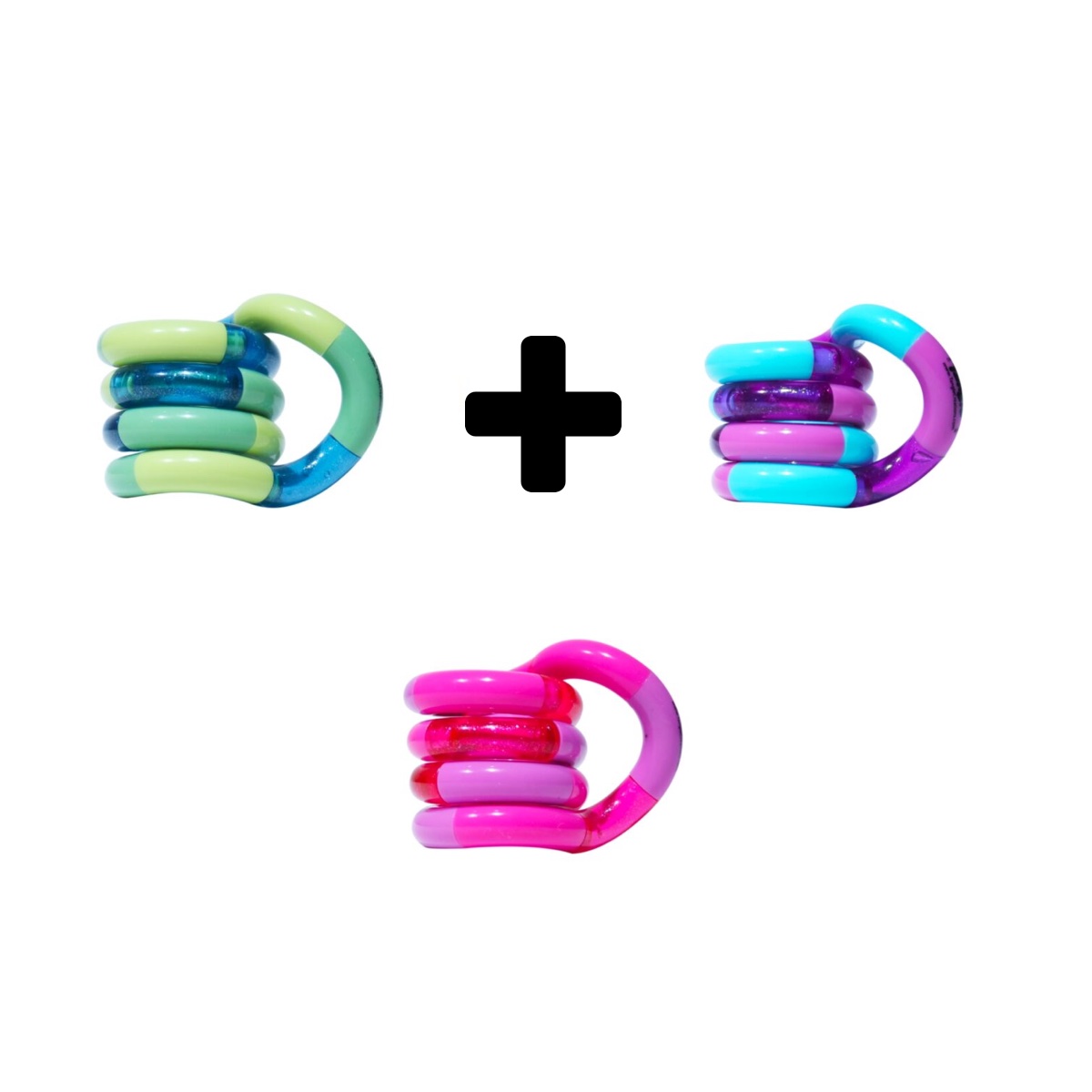 Tangle Fidget Classic Junior Groen Paars Roze Combi DealTangle Fidget Classic Junior Groen Paars Roze Combi Deal